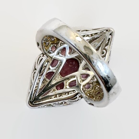 Gemstone Ring, Chuck Clemency: Designer, STS, Gold, Pink Tourmaline, Size 6 - Picture 5 of 5
